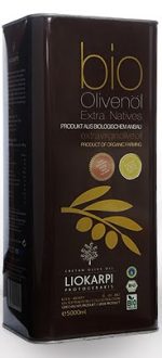 Bio - Organic Cretan Extra Virgin Olive Oil 5lt Liokarpi-3482