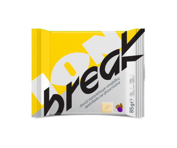 Break White Chocolate with Nuts and Raisins 85g ION Break White Chocolate with Nuts and Raisins 85g Agora Greek Delicacies