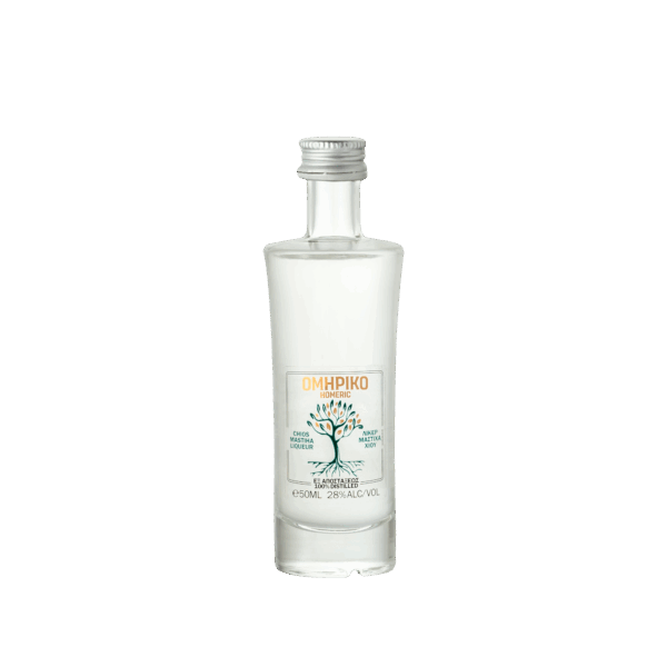 Mastic Liqueur Miniature 50ml Homeric Agora Greek Delicacies