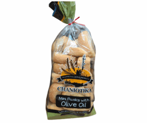 Olive Oil Whole Grain Wheat Rusks - Paximadia Ladiou 300g Chaniotika Agora Greek Delicacies