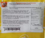 Chicken Gyros - Pre-grilled, Stripped and Frozen 1.5kg PFS Ingredients Agora Greek Delicacies