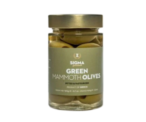 Green Mammoth Pitted Olives 210ml Agora Greek Delicacies