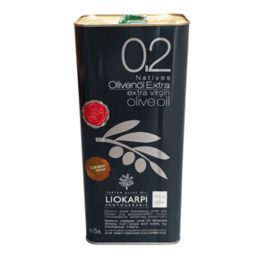 0.2 Cretan extra virgin olive oil 5ltr Liokarpi Agora Greek Delicacies
