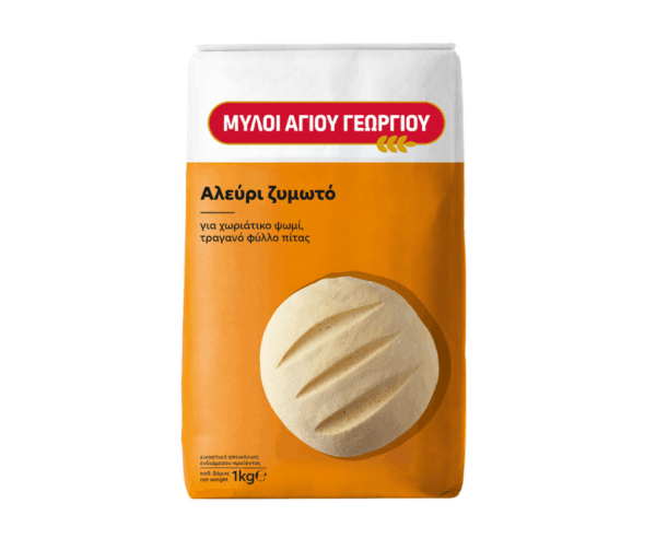 Zimoto Flour for Bread 1kg Ag.Georgiou Agora Greek Delicacies