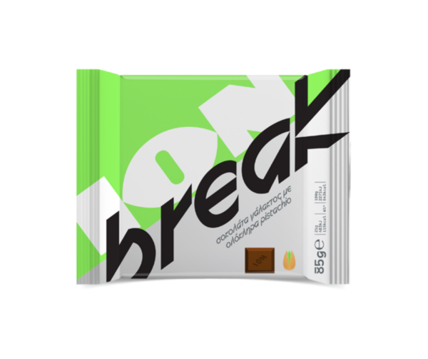 Break Chocolate with Pistachios 85g Agora Greek Delicacies