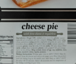 Tiropita - Mizithra Cheese Pie 1kg Agora Greek Delicacies