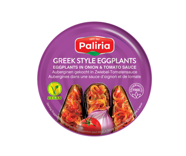 Classic Greek-style Eggplants with Onions & Herbs 280g Agora Greek Delicacies