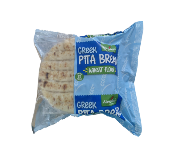 Pita Bread Frozen 18cm - 10pc pack Agora Greek Delicacies