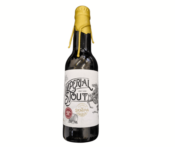 Imperial Stout 10 months wine barrel aged 330ml Sknipa Brewery Agora Greek Delicacies