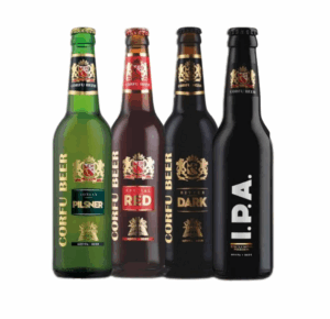 corfu beers bundle agora greek delicacies