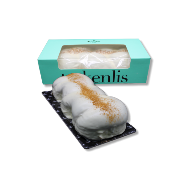 Terkenlis_ brioche with cinnamon filling ans white chocolate coating agora greek delicacies