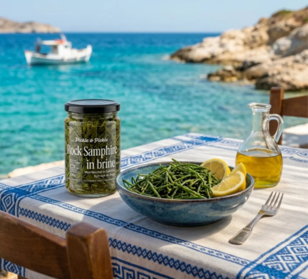 Rock Samphire in Brine - Kritamo 270g Agora Greek Delicacies
