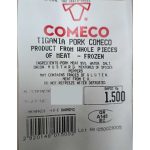 Tigania pan fried pork raw 1.4 kg ℮ - Comeco ingredients