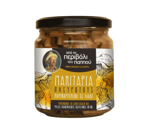 Oyster Mushrooms in Sunflower Oil 270g Agora Greek Delicacies