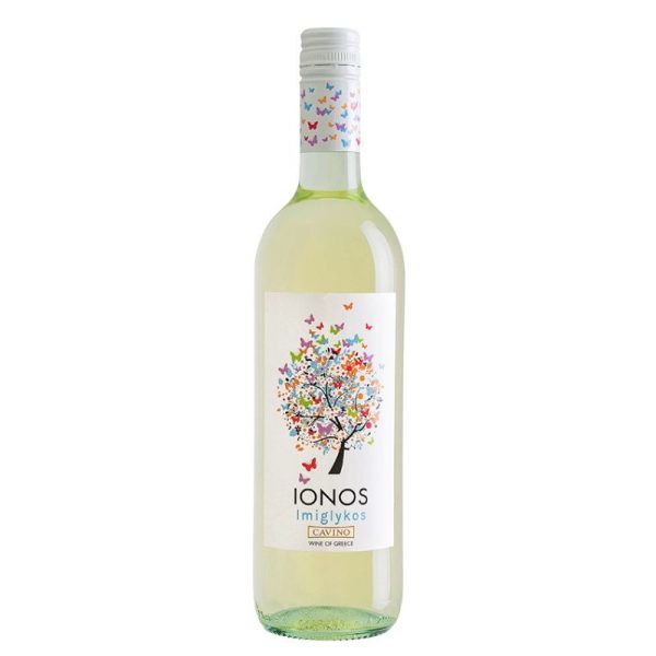 Ionos Semi-Sweet White Wine 750ml Cavino - agora greek delicacies - 1 Ionos Semi-Sweet White Wine 750ml Cavino - agora greek delicacies - 1