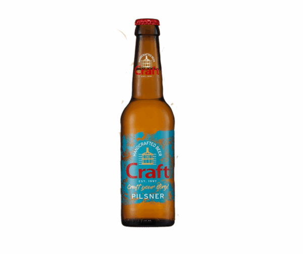 Pilsner Beer 5% 330ml Craft Agora Greek Delicacies