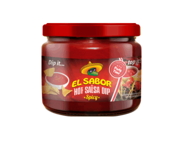 Salsa Dip Hot 315g El Sabor Agora Greek Delicacies