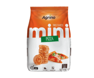 Mini Rice Cakes Pizza Flavour 50g Agrino