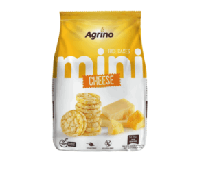 Mini Rice Cakes with Cheese 50g Agrino Agora Greek Delicacies