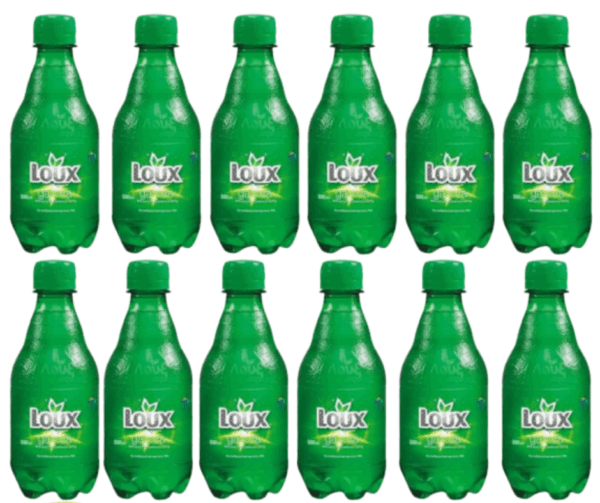 12 x Gazoza Carbonated Drink 330ml Loux Agora Greek Delicacies