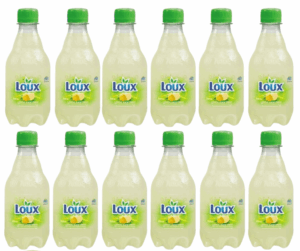 12 x Lemon Carbonated Drink 330ml Loux Agora Greek Delicacies