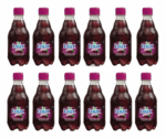 12 x Sour Cherry Carbonated Drink 330ml Loux Agora Greek Delicacies