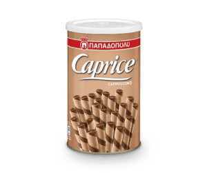 Caprice Cappuccino-Cream filled Wafers 250g Papadopoulou Agora Greek Delicacies