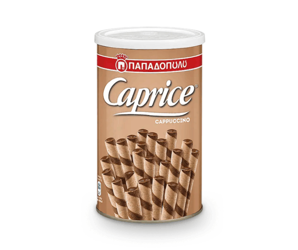 Caprice Cappuccino-Cream filled Wafers 250g Papadopoulou Caprice Cappuccino-Cream filled Wafers 250g Papadopoulou Agora Greek Delicacies