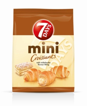 Mini Croissants with Mille Feuille Filling 103g 7DAYS
