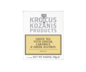Green Tea with Ginger, Liquorice and Greek Saffron 18g Agora Greek Delicacies