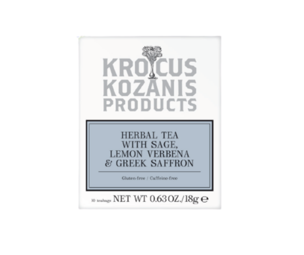 Herbal Tea with Sage, Lemon Verbena & Greek Saffron 18g Agora