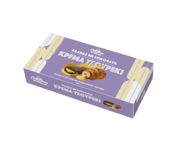 Chocolate Halva with Tsoureki Cream Filling 300g Agora Greek Delicacies