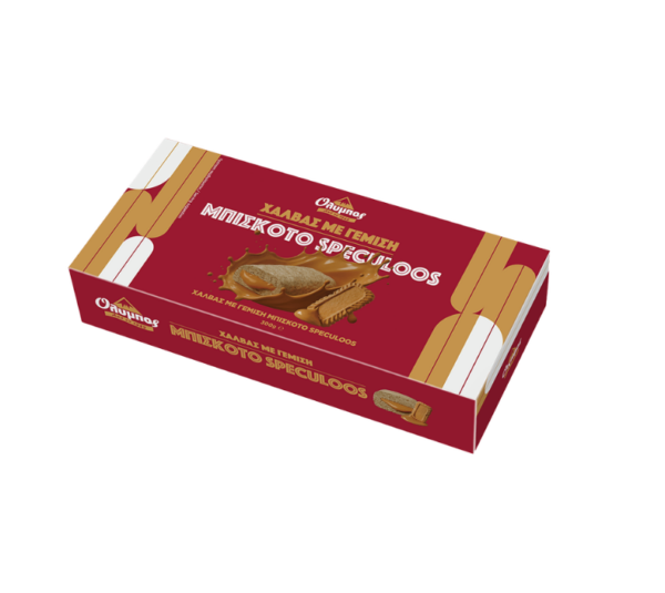 Halva with Speculoos Cream Filling 300g Agora Greek Delicacies