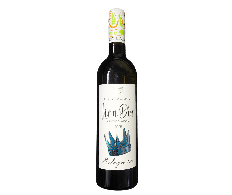 Lion D'or Malagousia 750ml Nico Lazaridi | Agora Greek Delicacies
