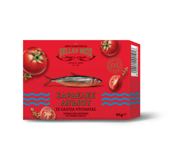 Spicy Sardines in Tomato Sauce 90g Agora Greek Delicacies