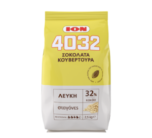 White Chocolate Couvertoure Drops 2.5 Kg ION